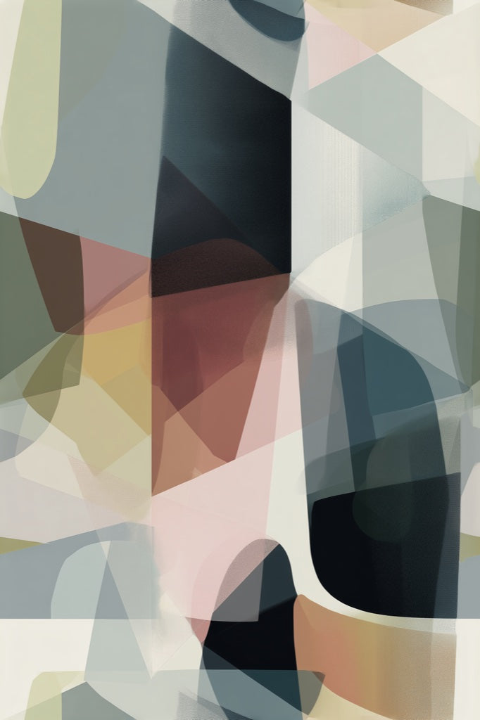 Abstract Wallpaper Geometric Modern Wall Decor pattern artwork