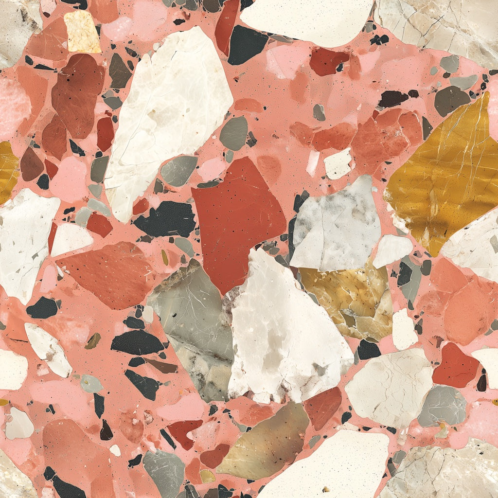 Abstract Pattern Wallpaper Terrazzo Pattern Removable Marble Texture Wall Art pattern artwork
