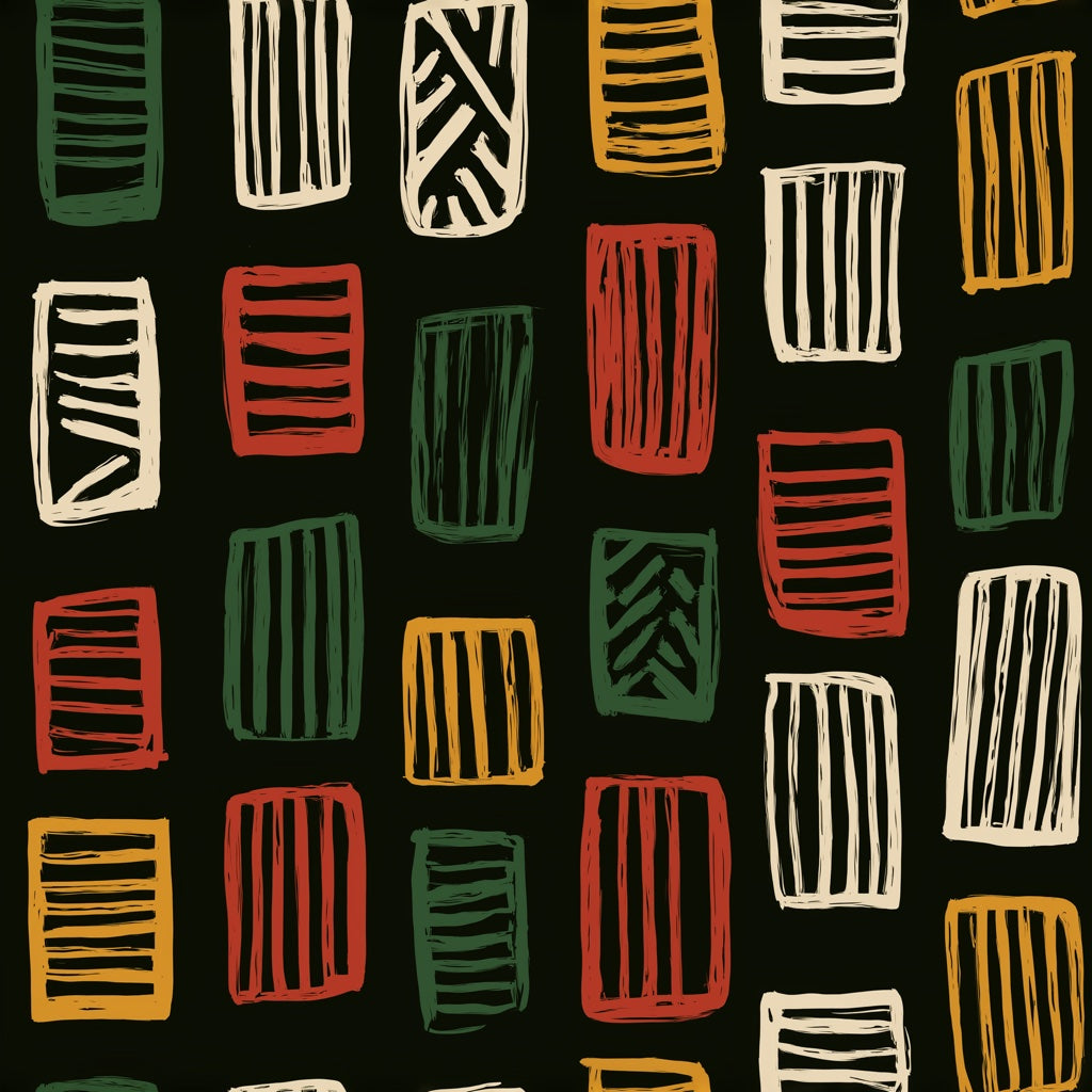 Mid-Century Modern Wallpaper Mid Century Modern Midcentury Modern Decorative Mural pattern artwork
