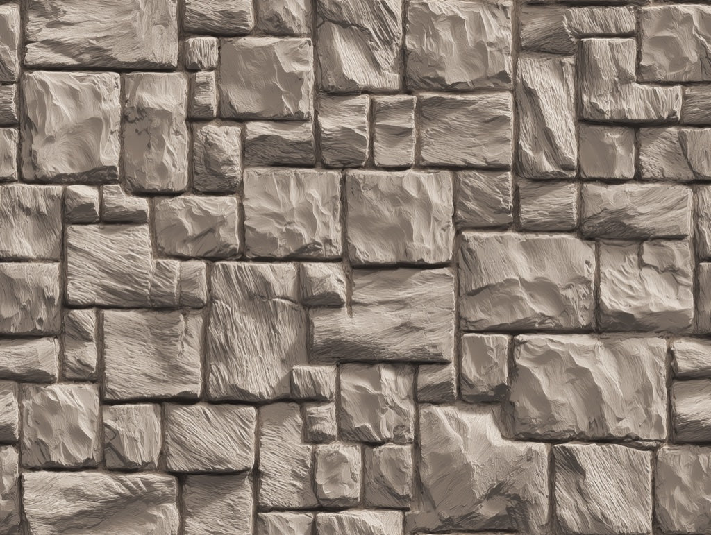 Stone Texture Wallpaper Brown Rustic Removable Wall Decor pattern artwork