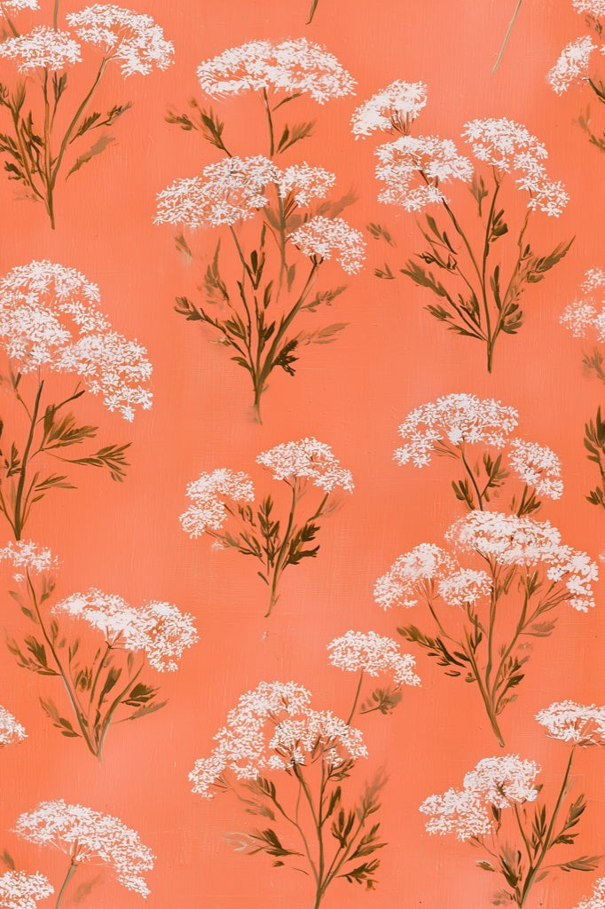 Floral Wallpaper Vintage Classic Decorative Mural pattern artwork