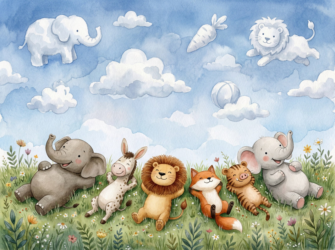 Blue Sky Clouds Wallpaper Sky Clouds Removable Wall Decor pattern artwork