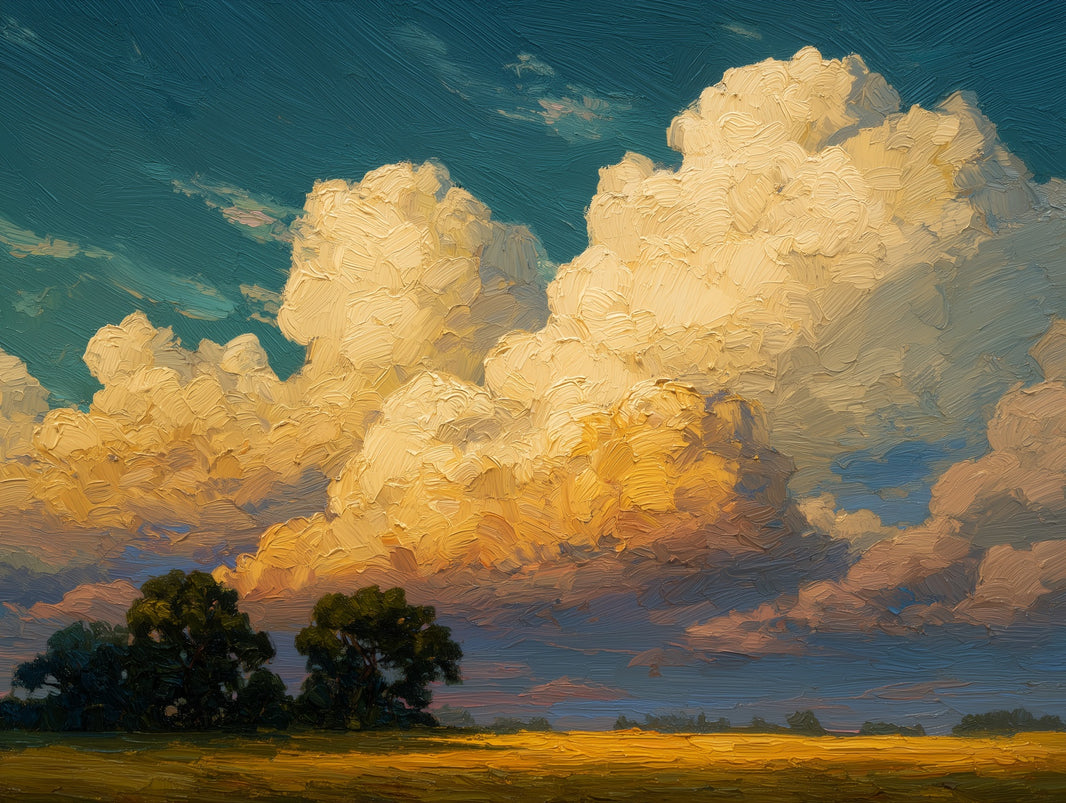Landscape Wallpaper Clouds Sky Removable Wall Decor pattern artwork