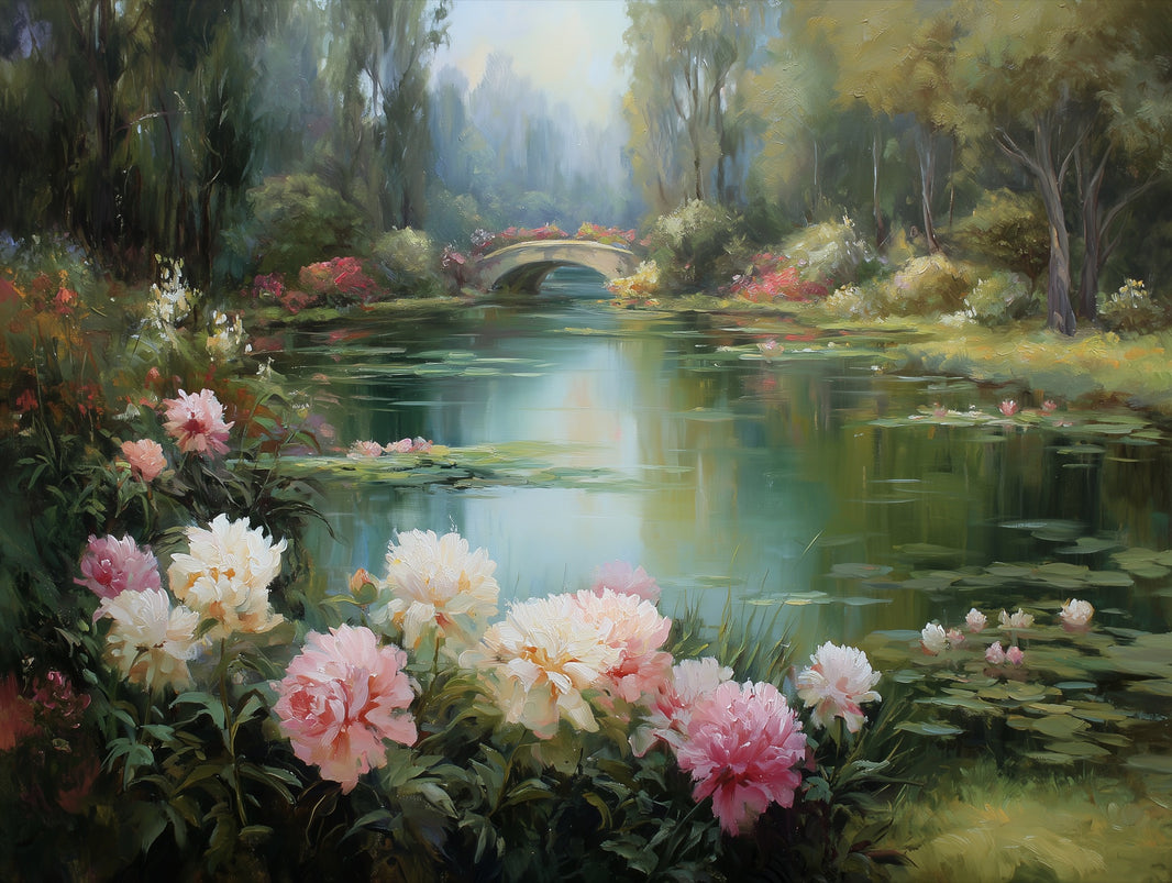 Nature Landscape Wallpaper Greenery Serene Wall Decor pattern artwork