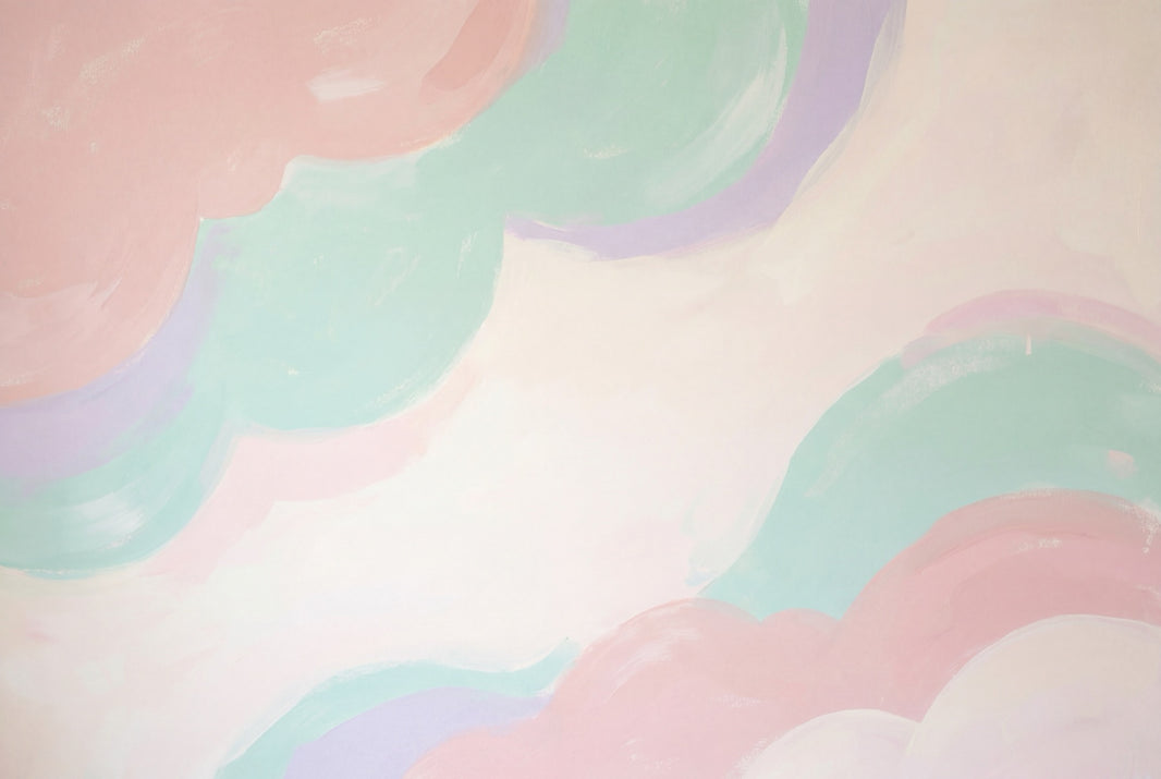 Pastel Abstract Wallpaper Soft Brushstrokes Ombre Gradient Removable Wall Decor pattern artwork