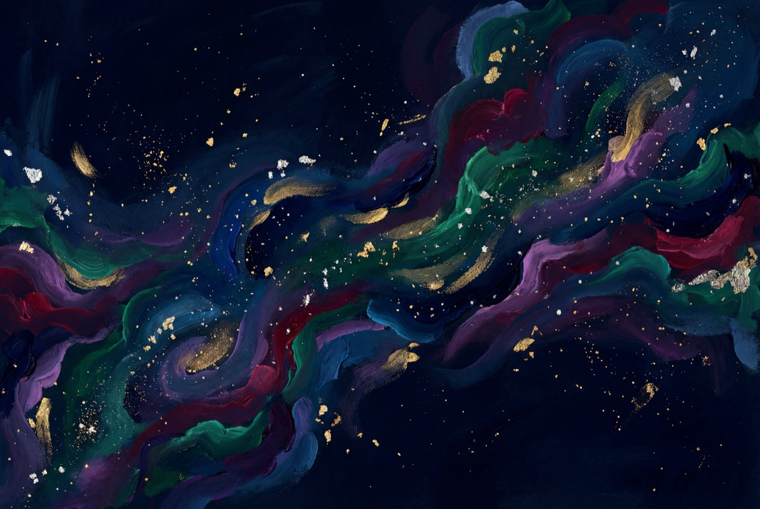 Abstract Wallpaper Nebula Galaxy Wall Mural pattern artwork