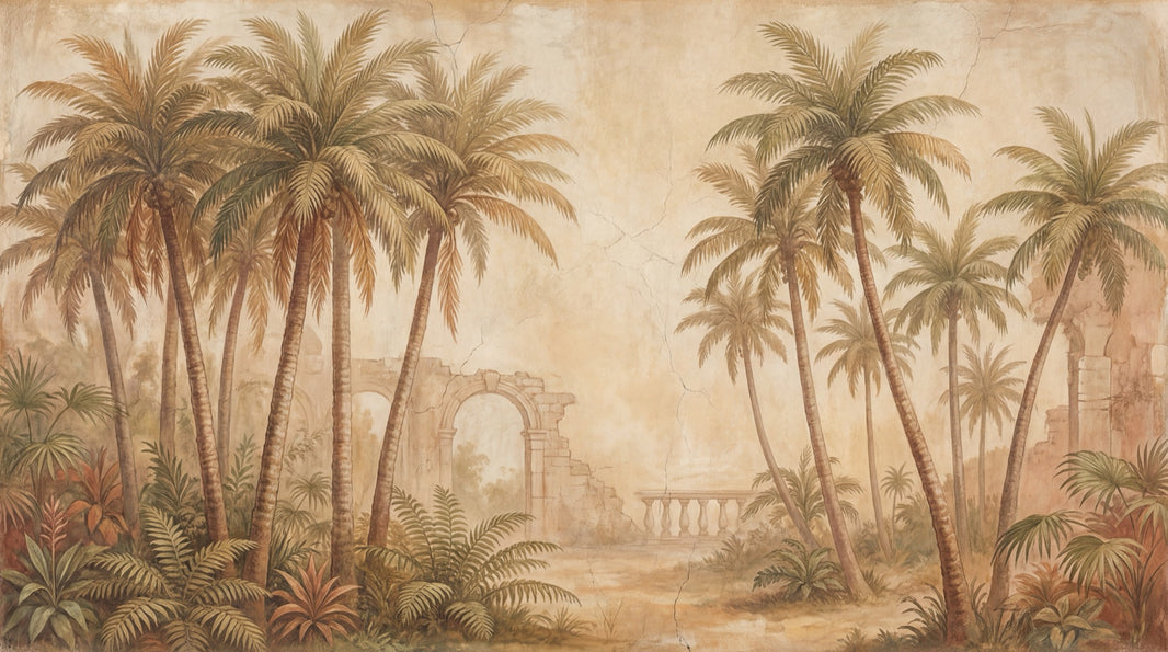 Walls Wallpaper Tropical Removable Vintage Wall Decor pattern artwork