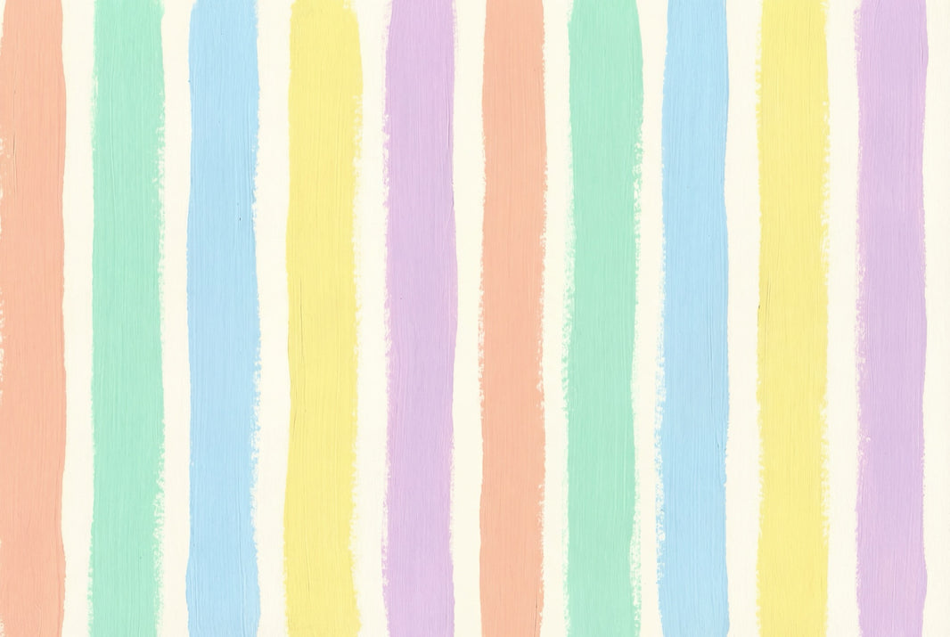 White Background Wallpaper Pastel Stripes Minimal Abstract Wall Mural pattern artwork