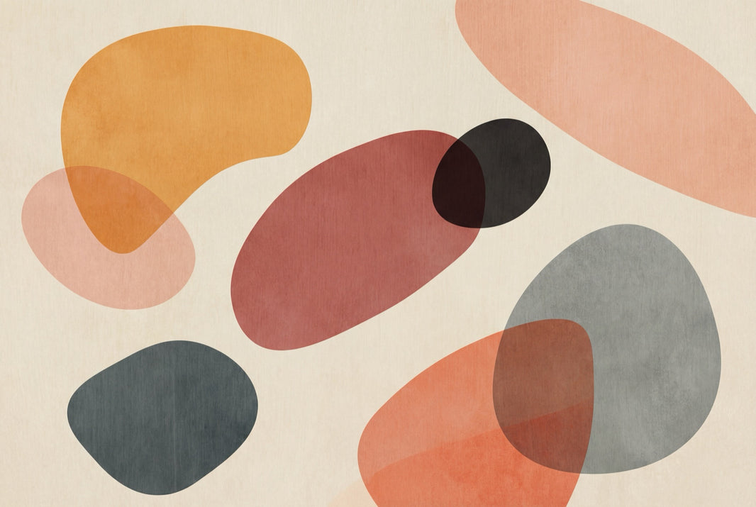 Mid Century Modern Wallpaper Retro Minimalist Removable Wall Decor pattern artwork