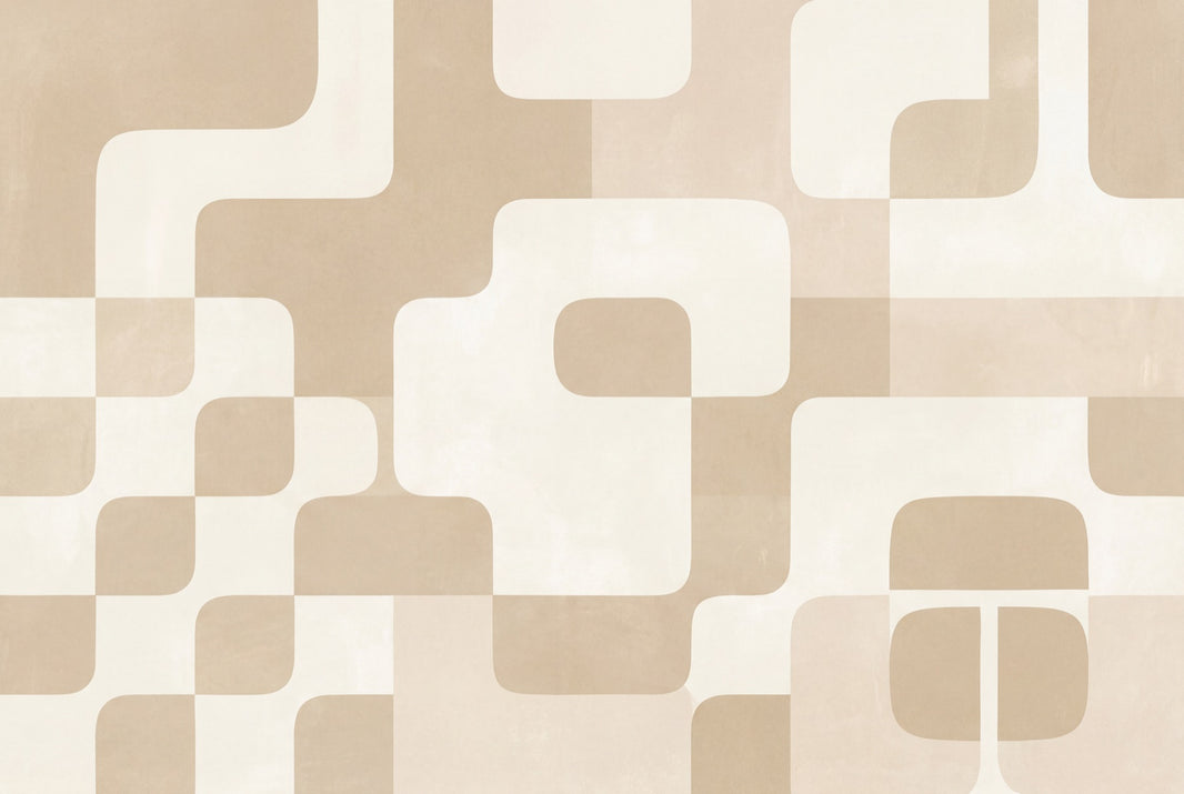 Mid Century Modern Wallpaper Retro Minimalist Wall Mural pattern artwork
