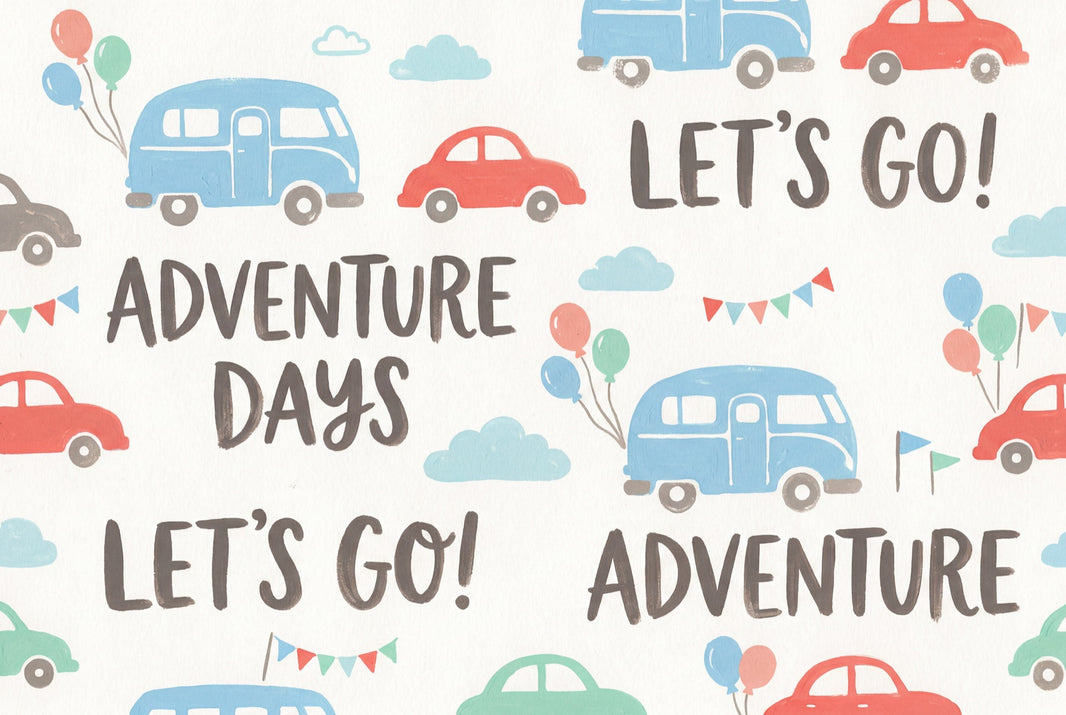 White Background Wallpaper Kids Travel Removable Adventure Wall Decor pattern artwork
