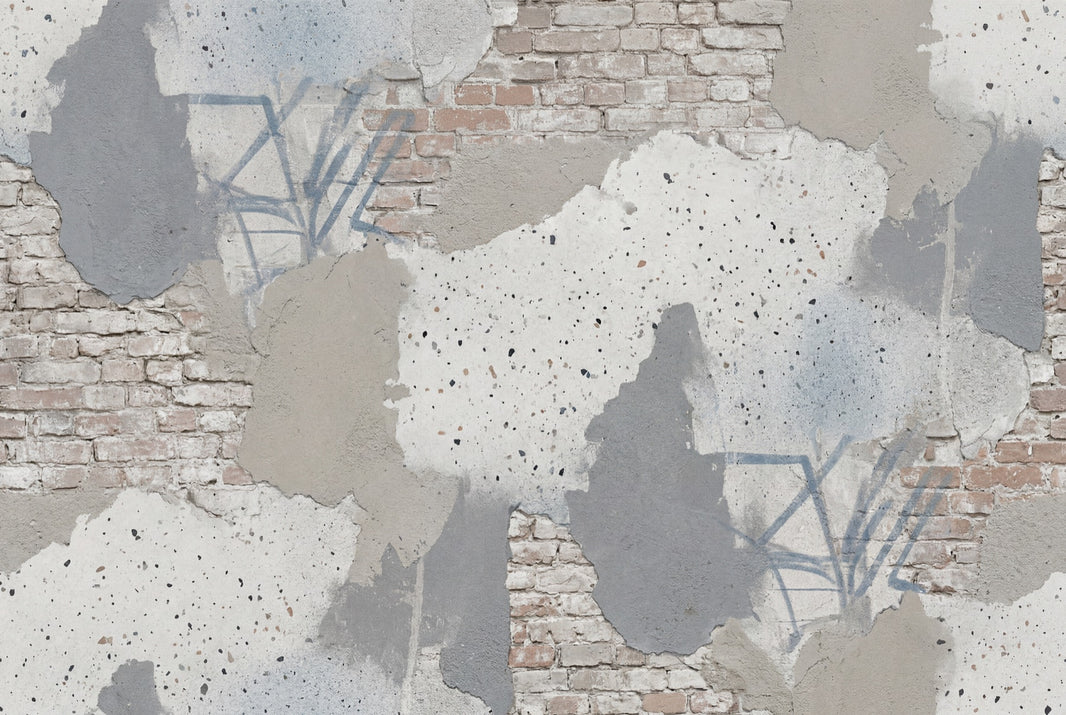Concrete Texture Wallpaper Scenic Landscape Urban Industrial Wall Mural pattern artwork