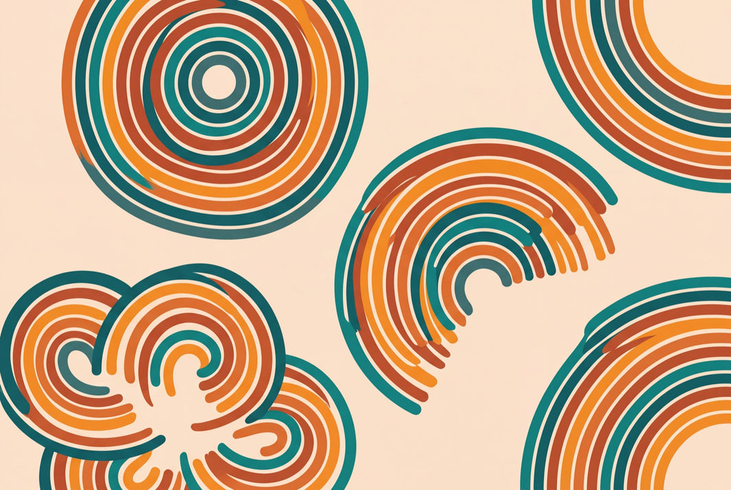 Mid Century Modern Wallpaper Retro Vintage Removable Wall Decor pattern artwork