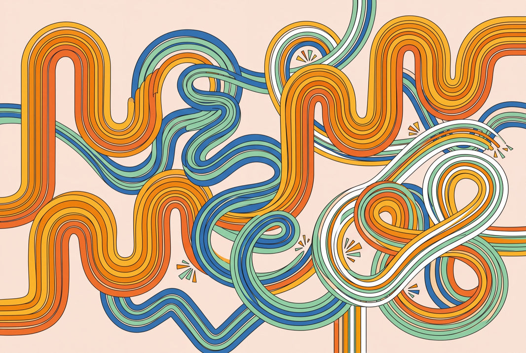 Mid Century Modern Wallpaper Atomic Retro Removable Wall Decor pattern artwork