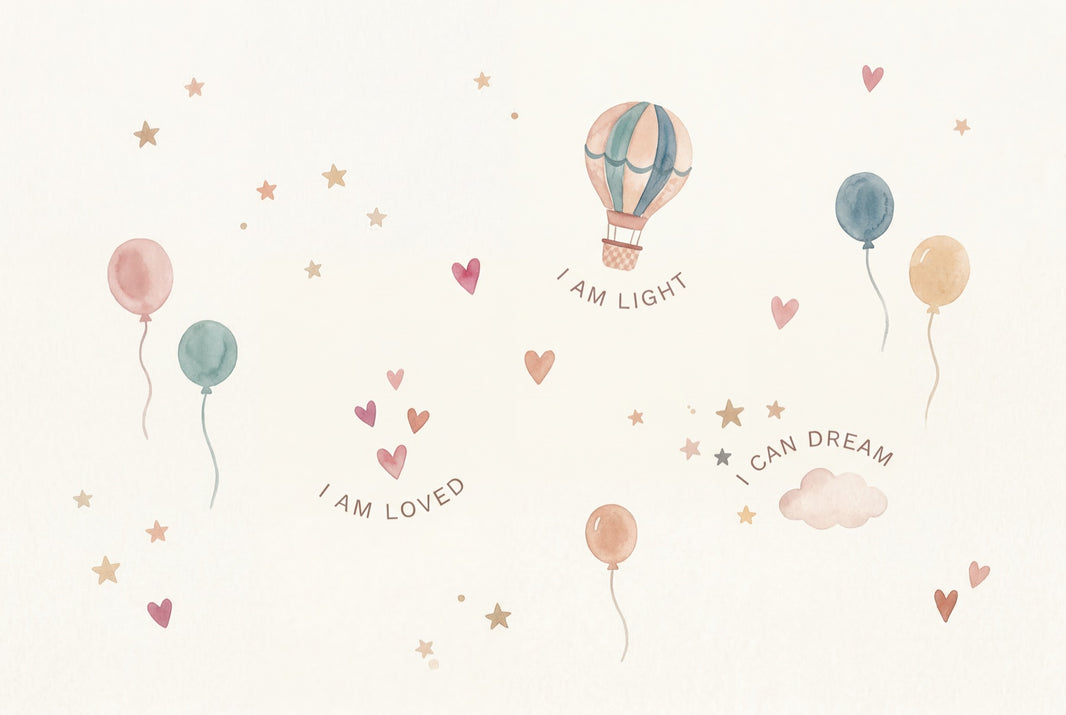 Hot Air Balloon Wallpaper Balloon Airship Removable Wall Decor pattern artwork