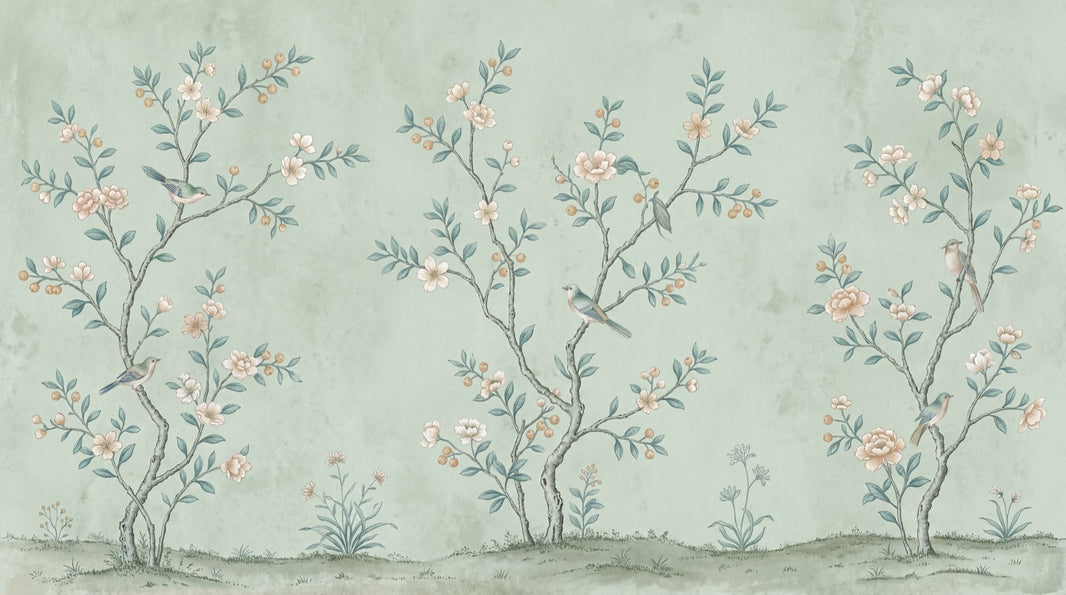 Watercolor Texture Wallpaper Painted Surface Pigment Grain Wall Mural pattern artwork