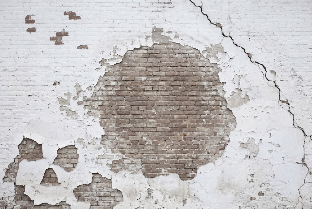 Brick Wall Wallpaper Exposed Brick Distressed Plaster Wall Mural pattern artwork