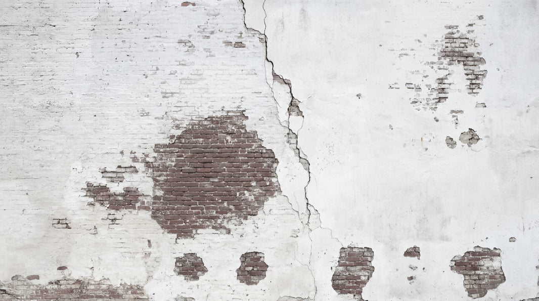 Distressed Wall Wallpaper Peeling Paint Exposed Brick Removable Wall Decor pattern artwork