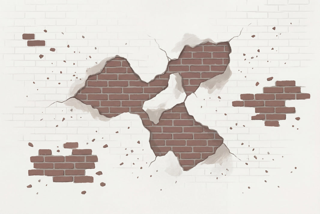 Brick Wall Wallpaper White Brick Wall Industrial Wall Mural pattern artwork