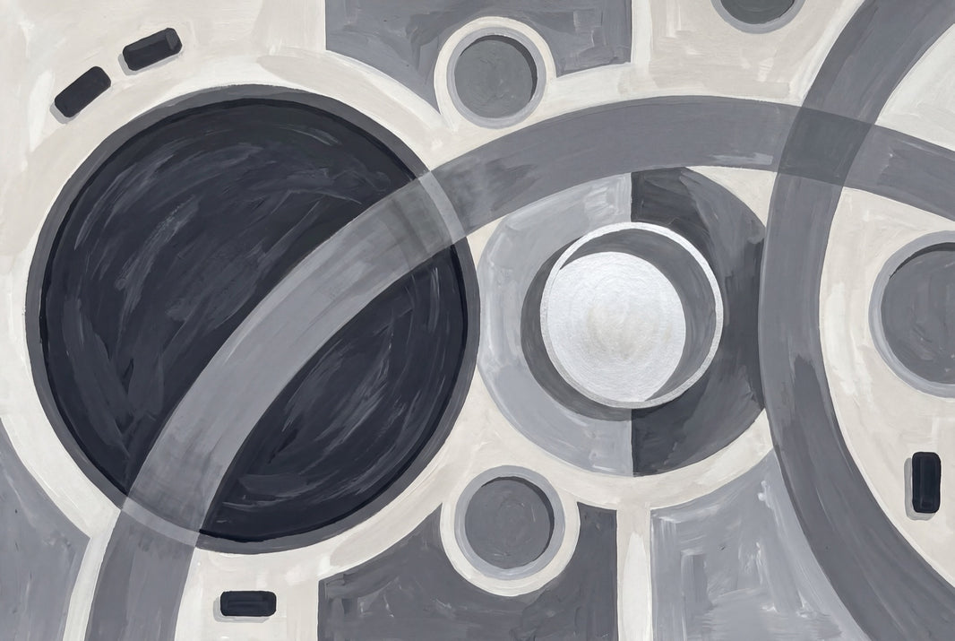Mid Century Modern Wallpaper Geometric Removable Abstract Wall Decor pattern artwork