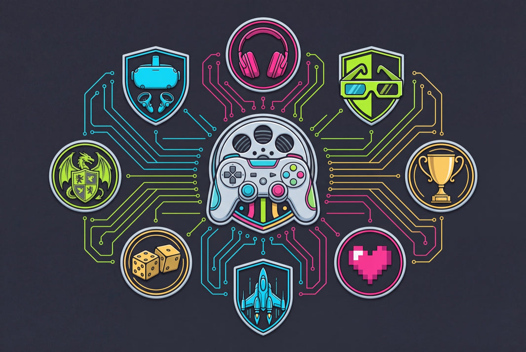 Gaming Wallpaper Neon Circuits Removable Futuristic Wall Decor pattern artwork