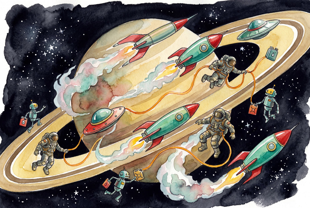 Mid Century Modern Wallpaper Space Kids Wall Mural pattern artwork