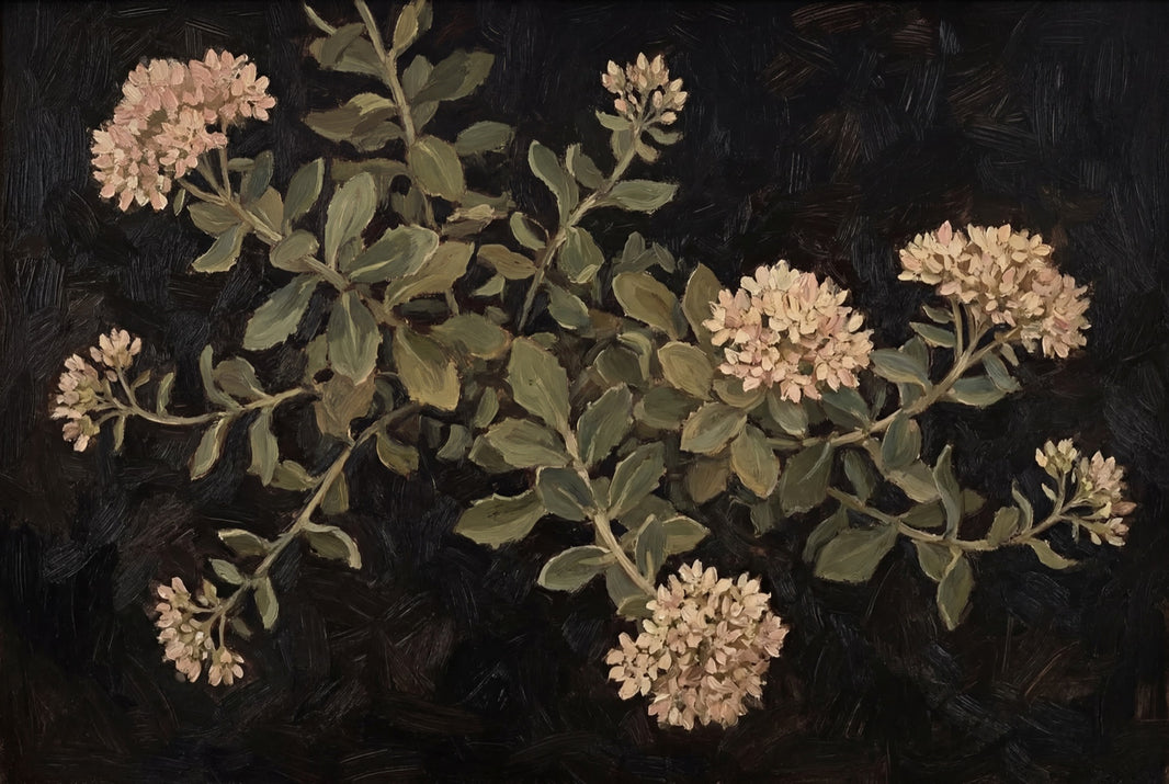 Dark Floral Wallpaper Botanical Vintage Removable Wall Decor pattern artwork