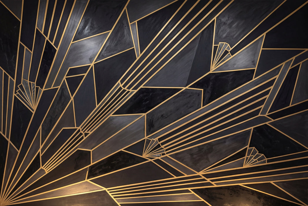 Art Deco Wallpaper Geometric Removable Marbled Texture Wall Decor pattern artwork