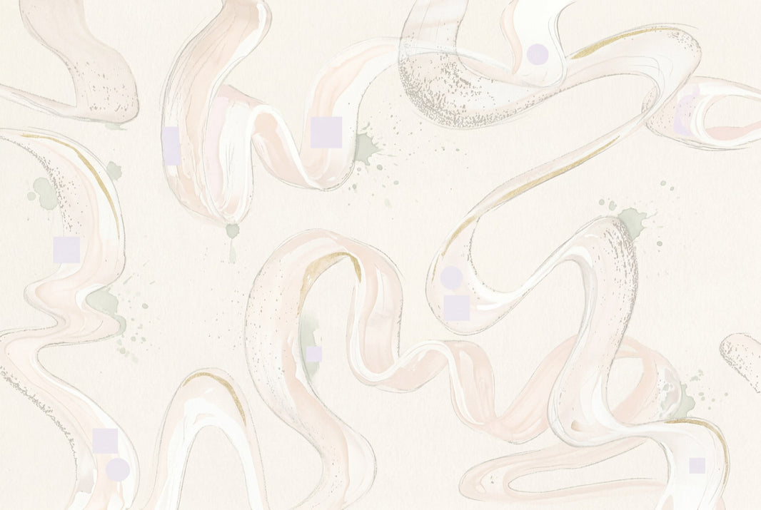 White Background Wallpaper Minimal Removable Watercolor Wall Decor pattern artwork