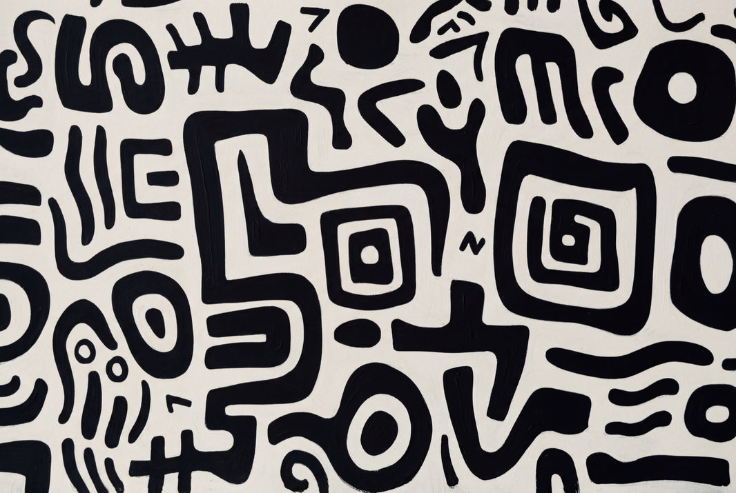 Abstract Wallpaper Bold Graphic Modern Wall Mural pattern artwork