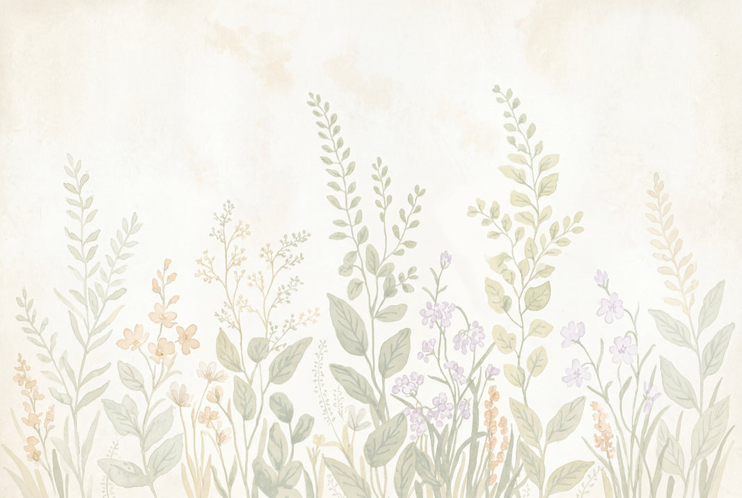 White Background Wallpaper Minimal Watercolor Removable Wall Decor pattern artwork