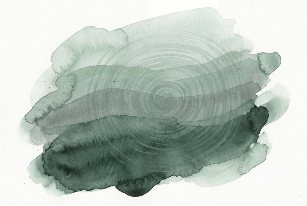 Muted Green Wallpaper Watercolor Minimalist Wall Mural pattern artwork