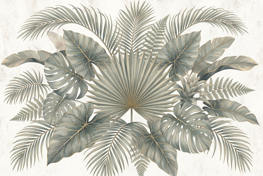 Paper Texture Wallpaper Neutral Botanical Removable Wall Decor pattern artwork