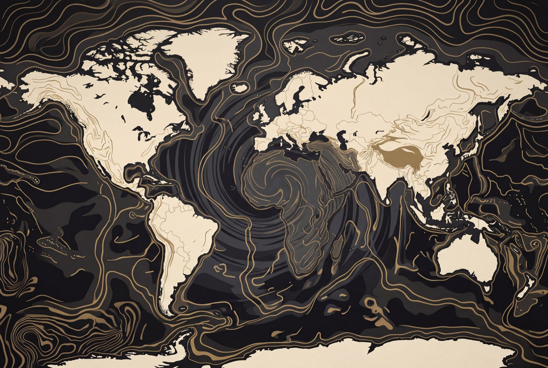 World Map Wallpaper Global Map Travel Map Removable Wall Decor pattern artwork