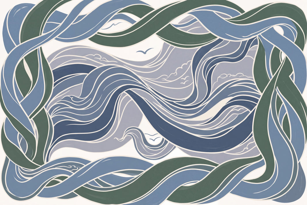 Bright Background Wallpaper Airy Calming Wall Mural pattern artwork