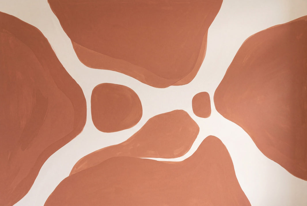 White Background Wallpaper Neutral Minimal Wall Mural pattern artwork