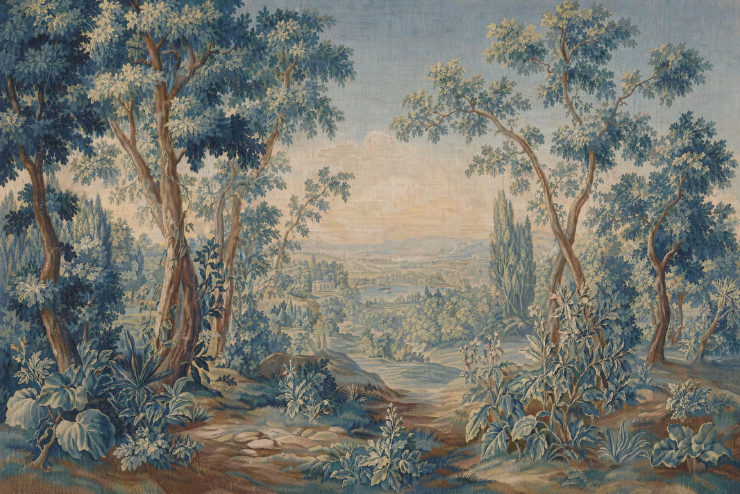 Pastoral Landscape Wallpaper Vintage Mural Removable Traditional Scenic Wallpaper Wall Decor pattern artwork