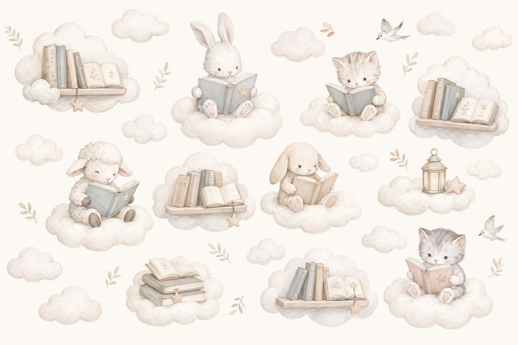 White Background Wallpaper Nursery Kids Wall Mural pattern artwork