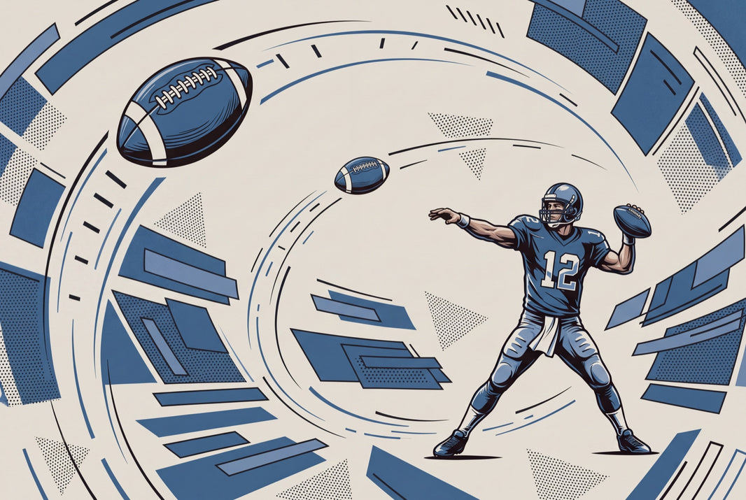 American Football Wallpaper Quarterback Removable Sports Wall Decor pattern artwork