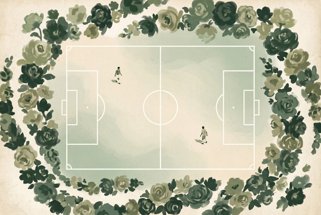 Soccer Field Diagram Wallpaper Watercolor Floral Border Removable Botanical Roses Wall Decor pattern artwork