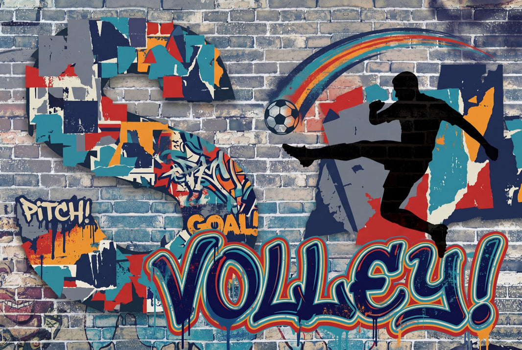 Graffiti Brick Wall Wallpaper Brick Wall Graffiti Brick Wall Removable Wall Decor pattern artwork