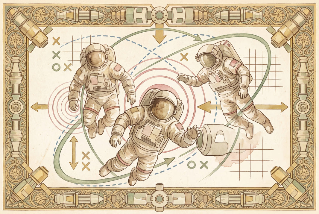 Astronauts Wallpaper Space Exploration Removable Vintage Schematic Wall Decor pattern artwork