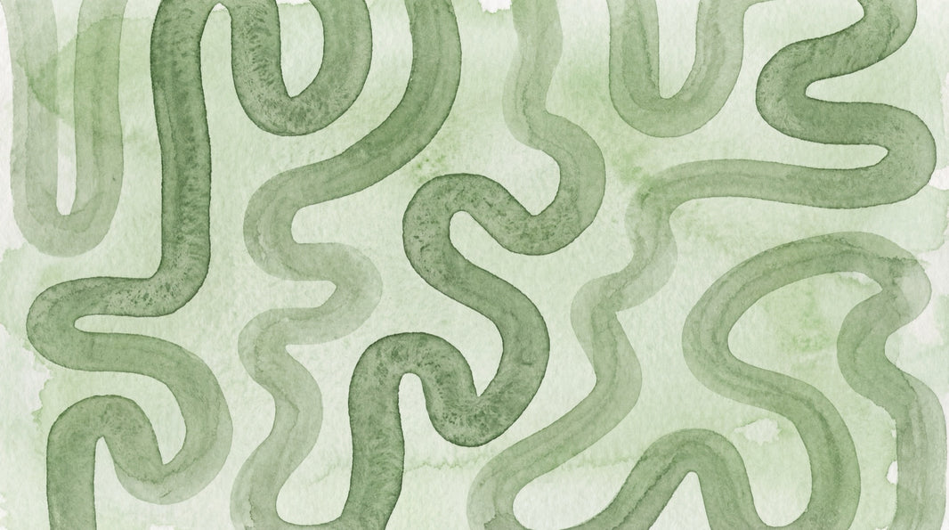Abstract Pattern Wallpaper Shades Green Wall Decor pattern artwork