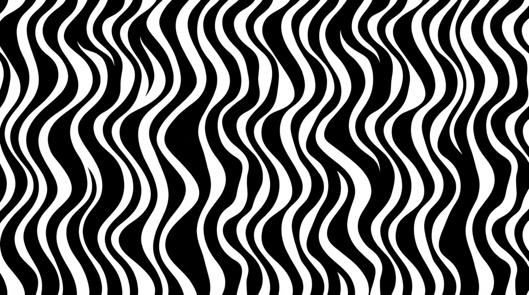 Black And White Wallpaper Wavy Abstract Wall Mural pattern artwork