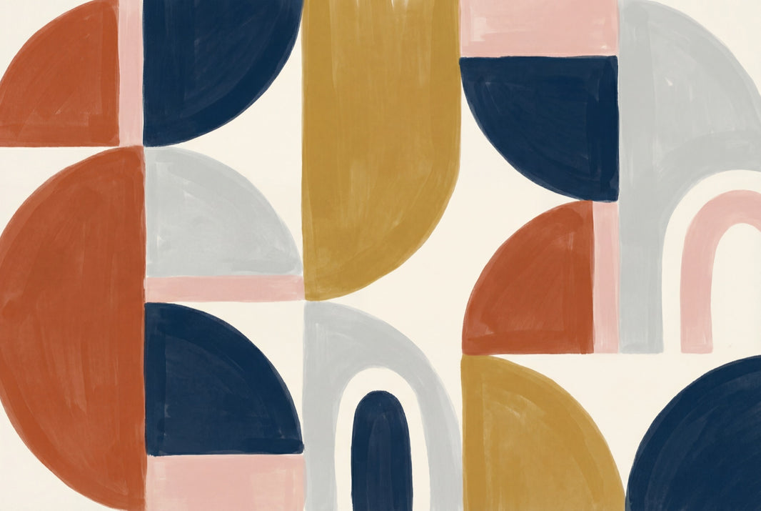 Geometric Wallpaper Abstract Modern Removable Wall Decor pattern artwork