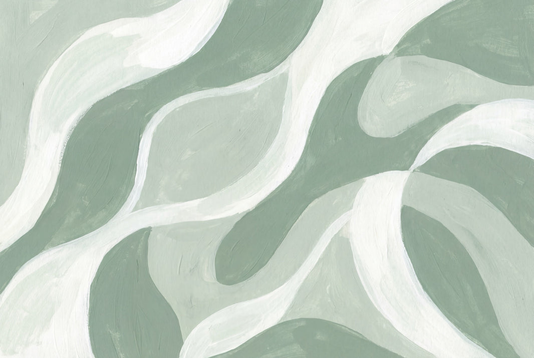 Shades Of Green Wallpaper Modern Abstract Wall Art pattern artwork