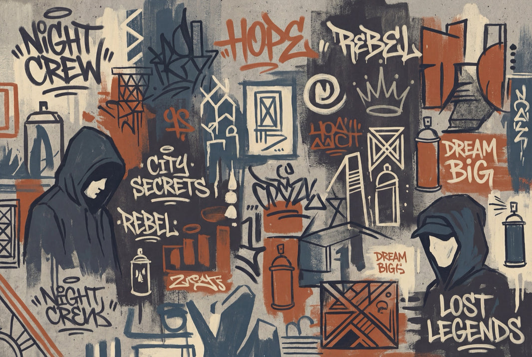 Street Art Wallpaper Graffiti Urban Wall Mural pattern artwork