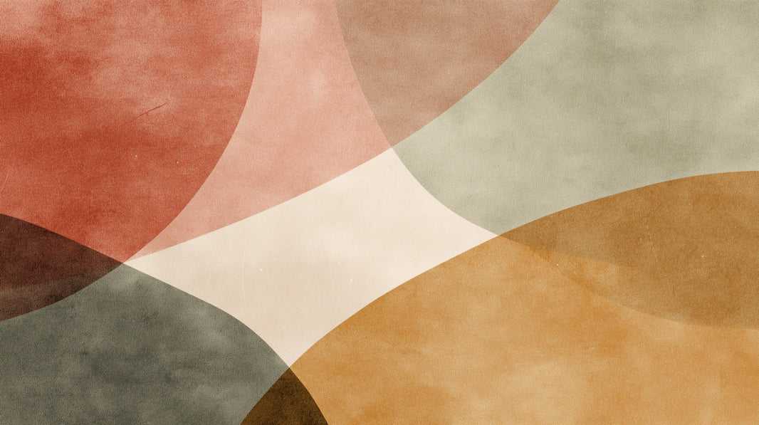 Mid-Century Modern Wallpaper Geometric Abstract Wall Mural pattern artwork