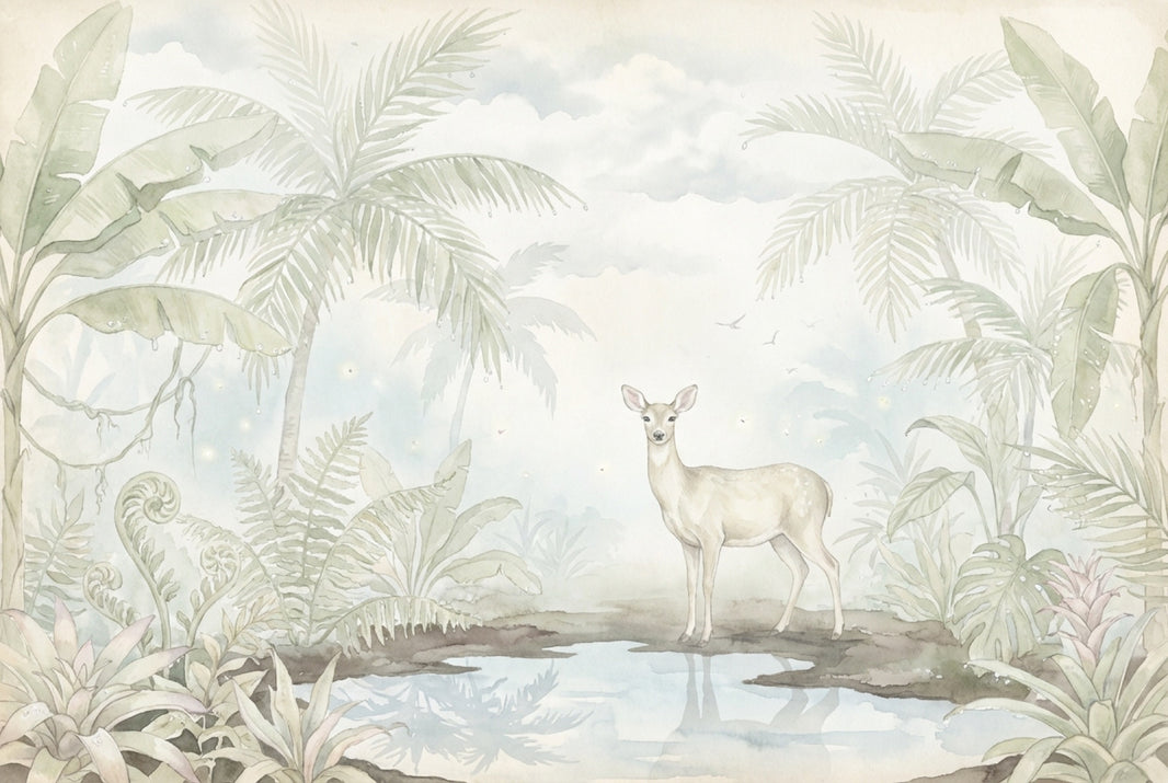 Cloudy Sky Wallpaper Overcast Removable Misty Wall Decor pattern artwork
