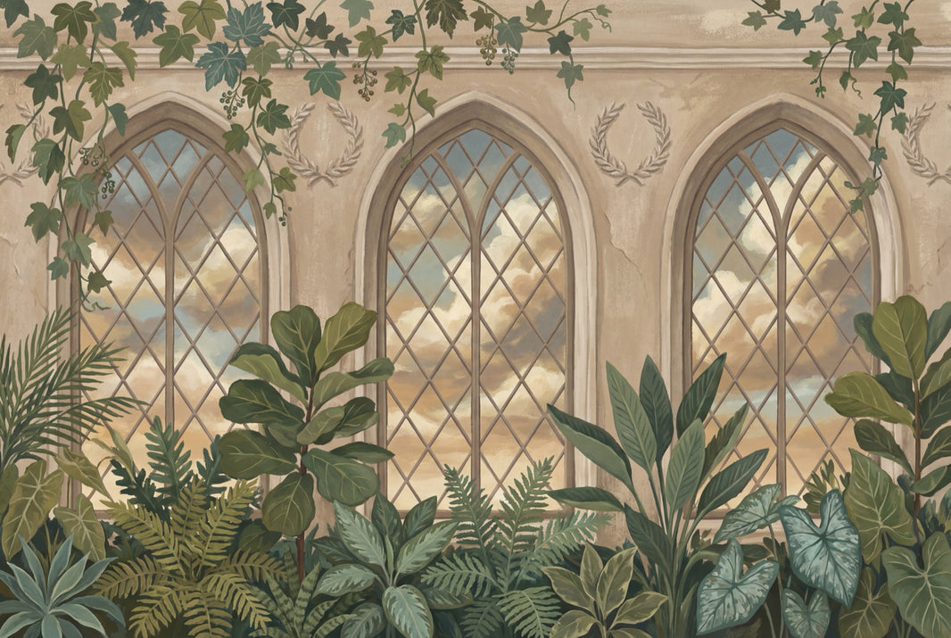 Cloudy Sky Wallpaper Indoor Garden Removable Wall Decor pattern artwork